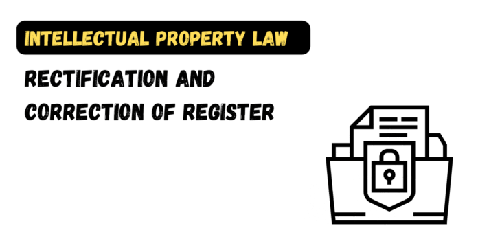 Rectification and Correction of Register