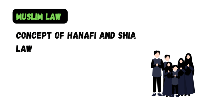 Concept of Hanafi and Shia Law