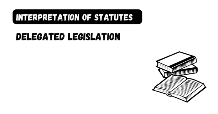 Delegated Legislation