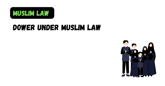 Dower under Muslim Law