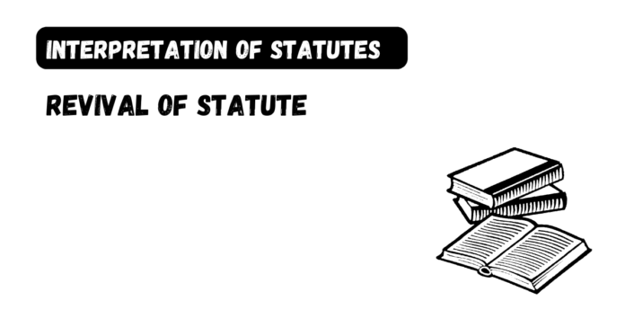 Revival of Statute