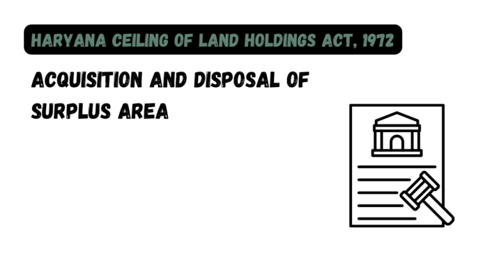 Acquisition and Disposal of Surplus Area
