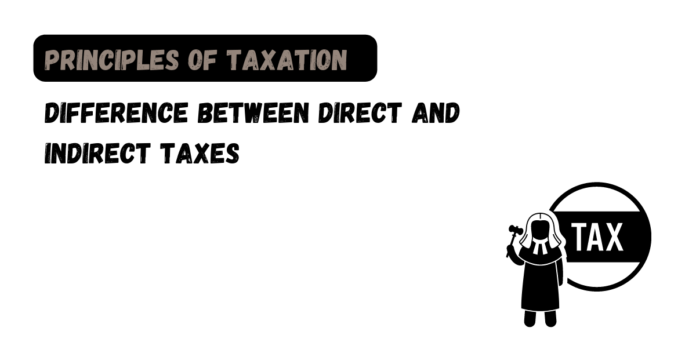 Difference between Direct and Indirect Taxes