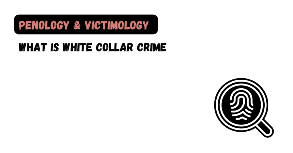 What is White Collar Crime Law Aimers