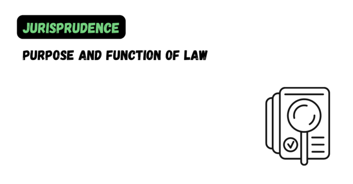 Purpose and Function of Law